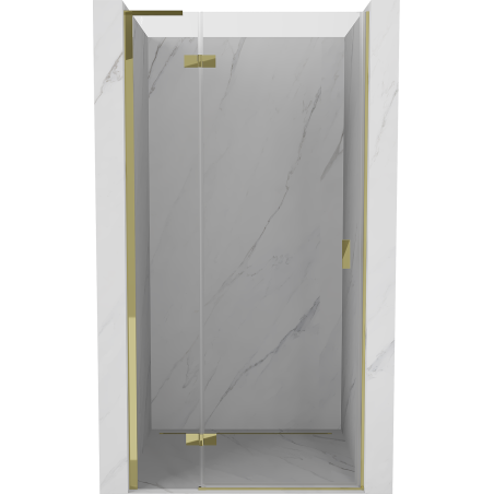 Mexen Mist-H L shower door left hinged 70 cm, transparent, gold - 8A5L-070-000-50-00-L