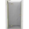 Mexen Mist-H L left hinged shower door 75 cm, transparent, gold - 8A5L-075-000-50-00-L