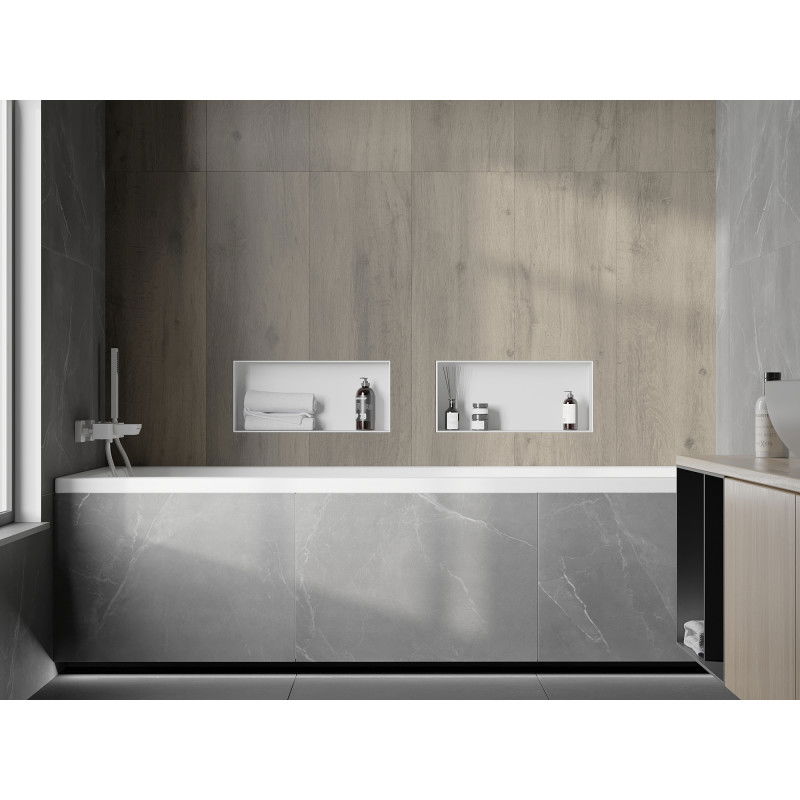 Mexen X-Wall-NR recessed shelf without flange 45 x 20 cm, white - 1921452010