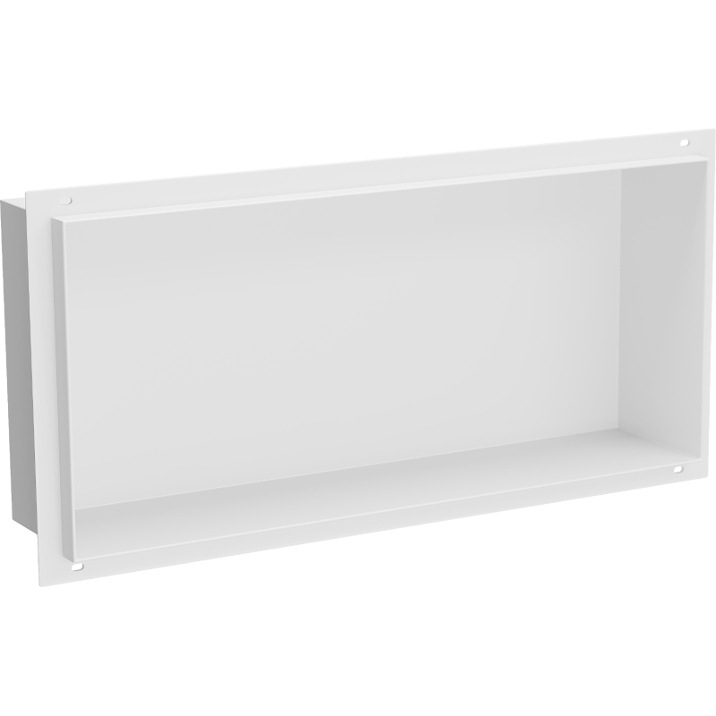 Mexen X-Wall-NR recessed shelf without a flange 45 x 20 cm, White - 1921452010