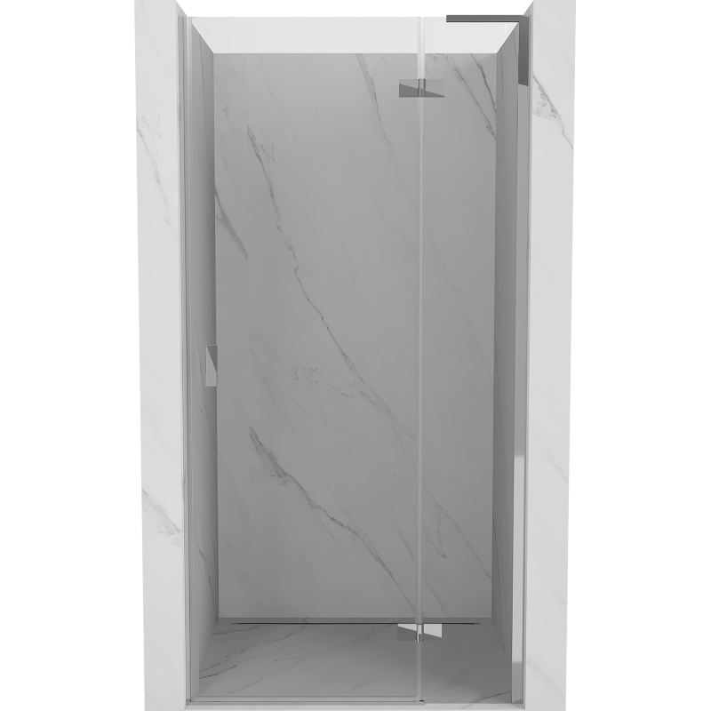 Mexen Mist-H L shower door right hinged 105 cm, transparent, chrome - 8A5L-105-000-01-00-P