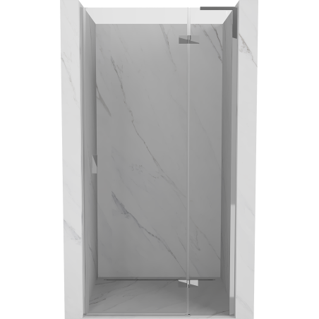 Mexen Mist-H L shower doors hinged right 120 cm, transparent, chrome - 8A5L-120-000-01-00-P