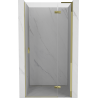Mexen Mist-H L Shower Door Right Hinged 80 cm, Transparent, Gold - 8A5L-080-000-50-00-P