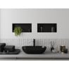 Mexen X-Wall-NR recessed shelf without a flange 45 x 20 cm, Black - 1971452010