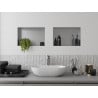 Mexen X-Wall-NR recessed shelf without flange 45 x 30 cm, inox - 1911453010