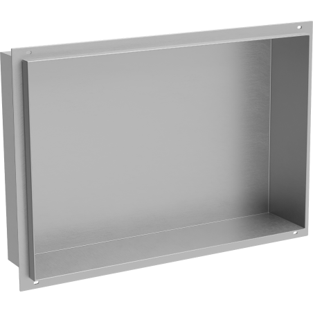 Mexen X-Wall-NR recessed shelf without flange 45 x 30 cm, inox - 1911453010