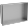 Mexen X-Wall-NR recessed shelf without flange 45 x 30 cm, inox - 1911453010