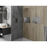 Mexen X-Wall-NR niche shelf without flange 45 x 30 cm, inox - 1911453010