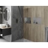 Mexen X-Wall-NR recessed shelf without flange 45 x 30 cm, inox - 1911453010