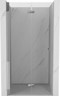 Mexen Mist-F folding shower door left 70 cm, transparent, chrome - 8A6-070-000-01-00-L