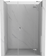 Mexen Mist-H Shower Door Swing Right 135 cm, Transparent, Chrome - 8A5-135-001-01-00-P