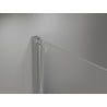 Mexen Mist-F shower doors folding left 120 cm, transparent, chrome - 8A6-120-000-01-00-L
