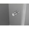 Mexen Mist-F shower doors folding left 120 cm, transparent, chrome - 8A6-120-000-01-00-L