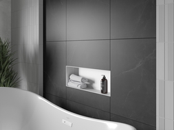 Mexen X-Wall-NR recessed shelf without a flange 60 x 20 cm, White - 1921602010