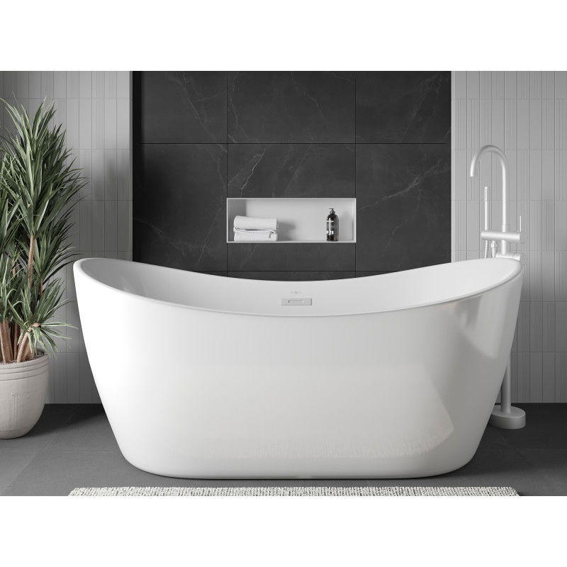 Mexen X-Wall-NR recessed shelf without flange 60 x 20 cm, white - 1921602010