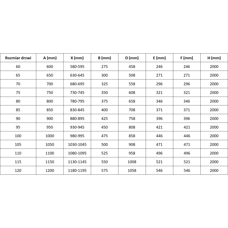 Mexen Mist-F folding shower door left 120 cm, transparent, gold - 8A6-120-000-50-00-L