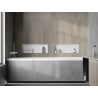 Mexen X-Wall-NR recessed shelf without flange 60 x 20 cm, white - 1921602010