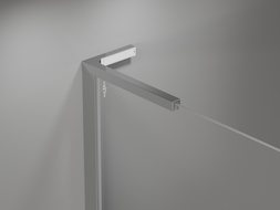 Mexen Mist-H L Hinged Shower Door Left 140 cm, Transparent, Chrome - 8A5L-140-001-01-00-L