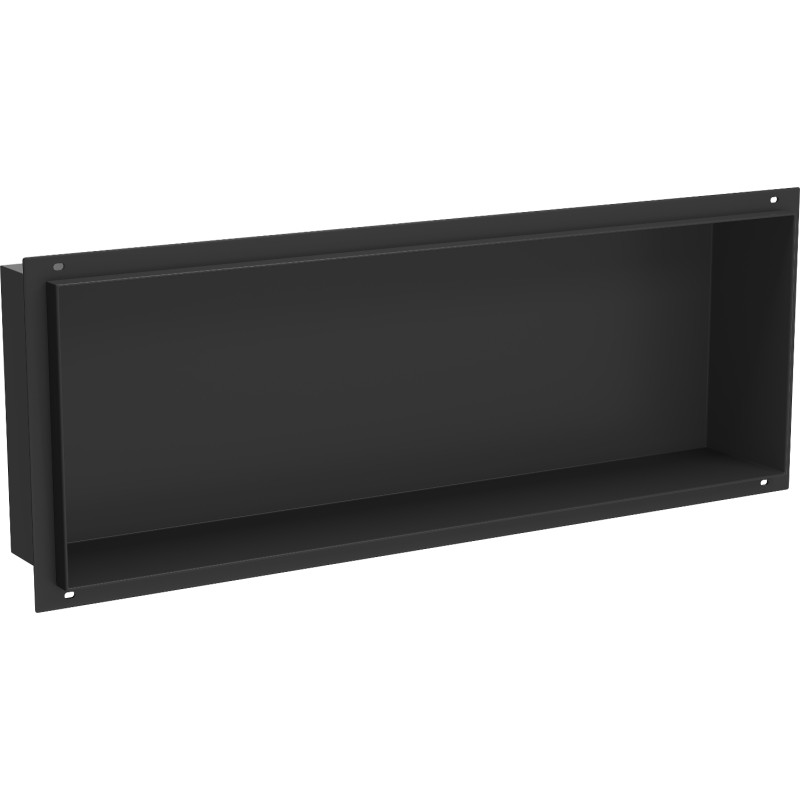 Mexen X-Wall-NR flush-mounted shelf without flange 60 x 20 cm, black - 1971602010