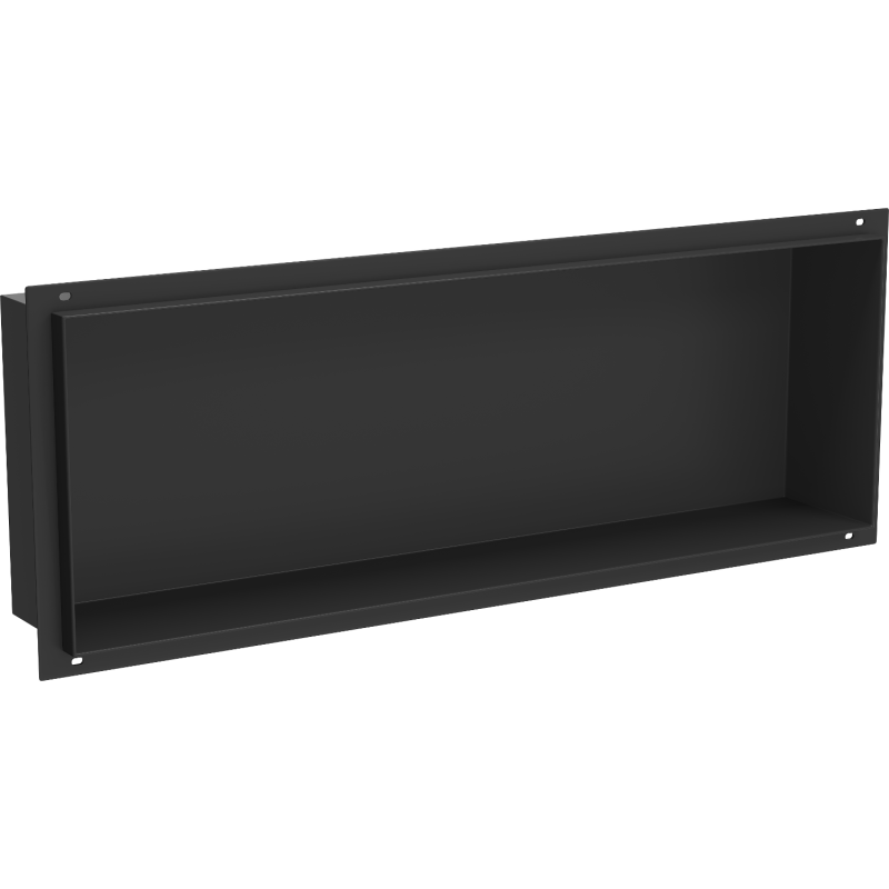Mexen X-Wall-NR recessed shelf without flange 60 x 20 cm, black - 1971602010