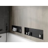Mexen X-Wall-NR niche shelf without flange 60 x 20 cm, black - 1971602010