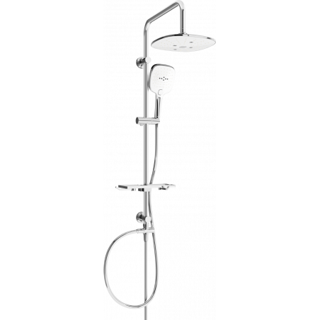 Mexen T17 shower column, Chrome/White - 798171793-02