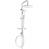 Mexen T17 shower column, Chrome/White - 798171793-02