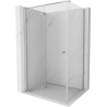 Mexen Mist-F folding shower cabin left 105 x 70 cm, transparent, chrome - 8A6T-105-070-01-00-L