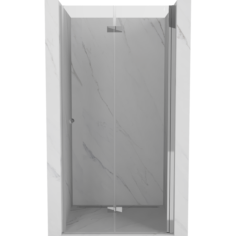 Mexen Mist-F folding shower door right 70 cm, transparent, chrome - 8A6-070-000-01-00-P
