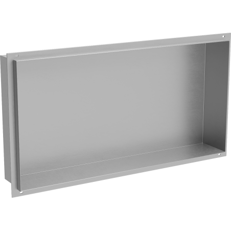 Mexen X-Wall-NR recessed shelf without flange 60 x 30 cm, inox - 1911603010