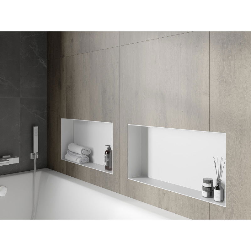 Mexen X-Wall-NR Niche Shelf without Flange 60 x 30 cm, White - 1921603010
