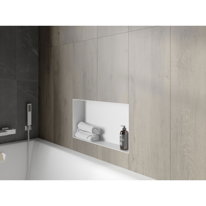 Mexen X-Wall-NR Niche Shelf without Flange 60 x 30 cm, White - 1921603010