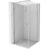 Mexen Mist-F folding shower enclosure left 90 x 90 cm, transparent, chrome - 8A6T-090-090-01-00-L
