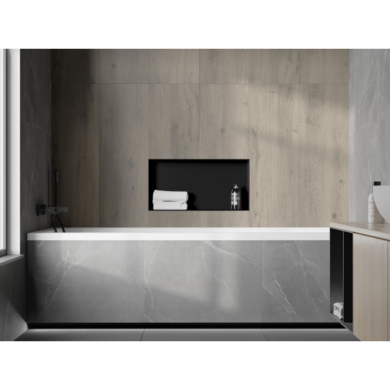 Mexen X-Wall-NR niche shelf without flange 60 x 30 cm, black - 1971603010