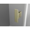 Mexen Mist-H L Duo Right-Swing Shower Enclosure 105 x 120 cm, Transparent, Brushed Gold - 8A5L-105L-120P-55-00