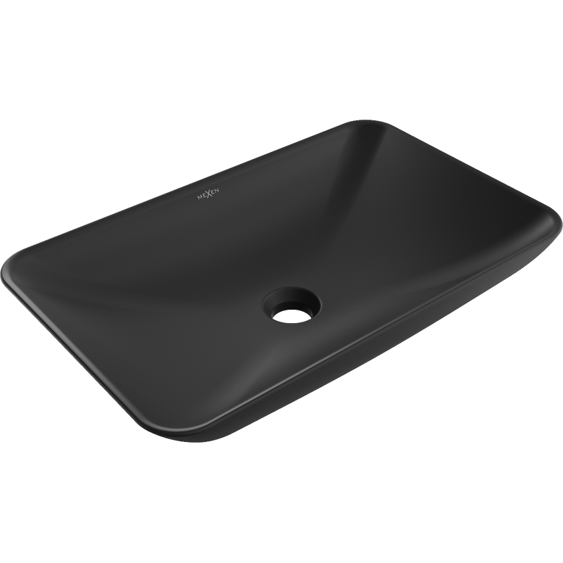 Mexen Avila countertop washbasin 58 x 37 cm, matte black - 21115585