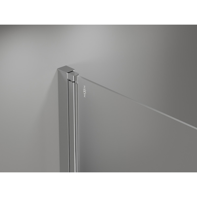 Mexen Mist-F Duo Folding Shower Cabin Left 115 x 70 cm, Transparent, Chrome - 8A6-115L-070P-01-00