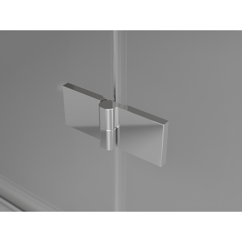 Mexen Mist-F Duo Folding Shower Cabin Left 115 x 70 cm, Transparent, Chrome - 8A6-115L-070P-01-00
