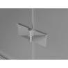 Mexen Mist-F Duo Folding Shower Cabin Left 115 x 70 cm, Transparent, Chrome - 8A6-115L-070P-01-00