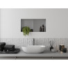 Mexen X-Wall-NR niche shelf without flange with shelf 60 x 30 cm, inox - 1911603010S