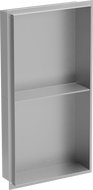 Mexen X-Wall-NR recessed shelf with a flange and shelf 60 x 30 cm, inox - 1911603010S