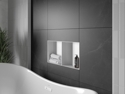 Mexen X-Wall-NR recessed shelf without flange with shelf 60 x 30 cm, white - 1921603010S