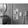 Mexen X-Wall-NR recessed shelf without flange with shelf 60 x 30 cm, white - 1921603010S