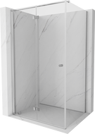 Mexen Mist-F left folding shower cabin 115 x 100 cm, transparent, chrome - 8A6T-115-100-01-00-L