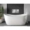 Mexen X-Wall-NR recessed shelf with a flange and shelf 60 x 30 cm, White - 1921603010S