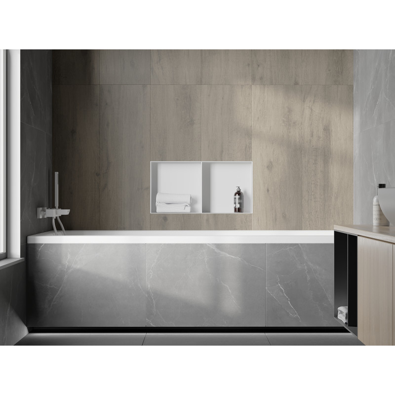 Mexen X-Wall-NR recessed shelf without flange with shelf 60 x 30 cm, white - 1921603010S