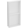 Mexen X-Wall-NR niche shelf without flange with shelf 60 x 30 cm, white - 1921603010S