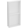 Mexen X-Wall-NR recessed shelf without flange with shelf 60 x 30 cm, white - 1921603010S