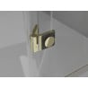 Mexen Mist-F T folding left shower cabin 70 x 70 cm, transparent, gold - 8A6T-070-070-50-00-L