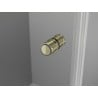 Mexen Mist-F T folding left shower cabin 70 x 70 cm, transparent, gold - 8A6T-070-070-50-00-L